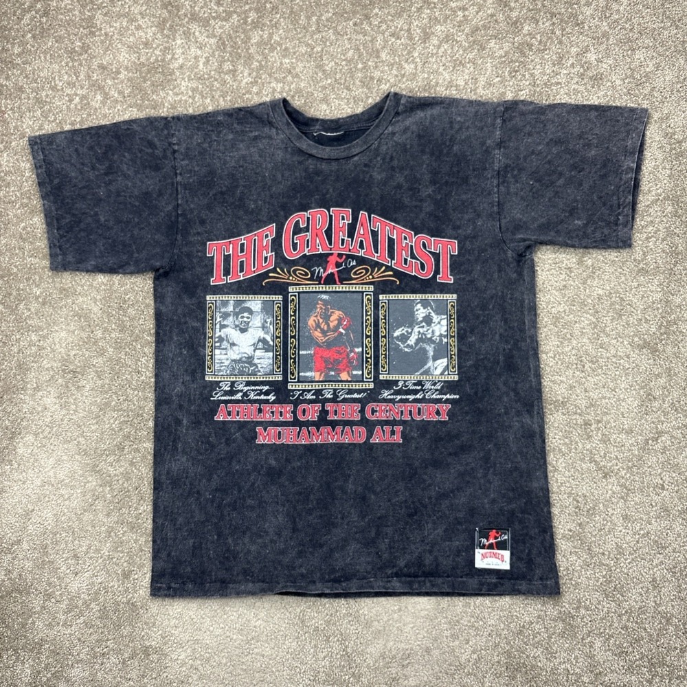 Vintage 90s Nutmeg Mills Muhammad Ali Single Stitch T Shirt XL